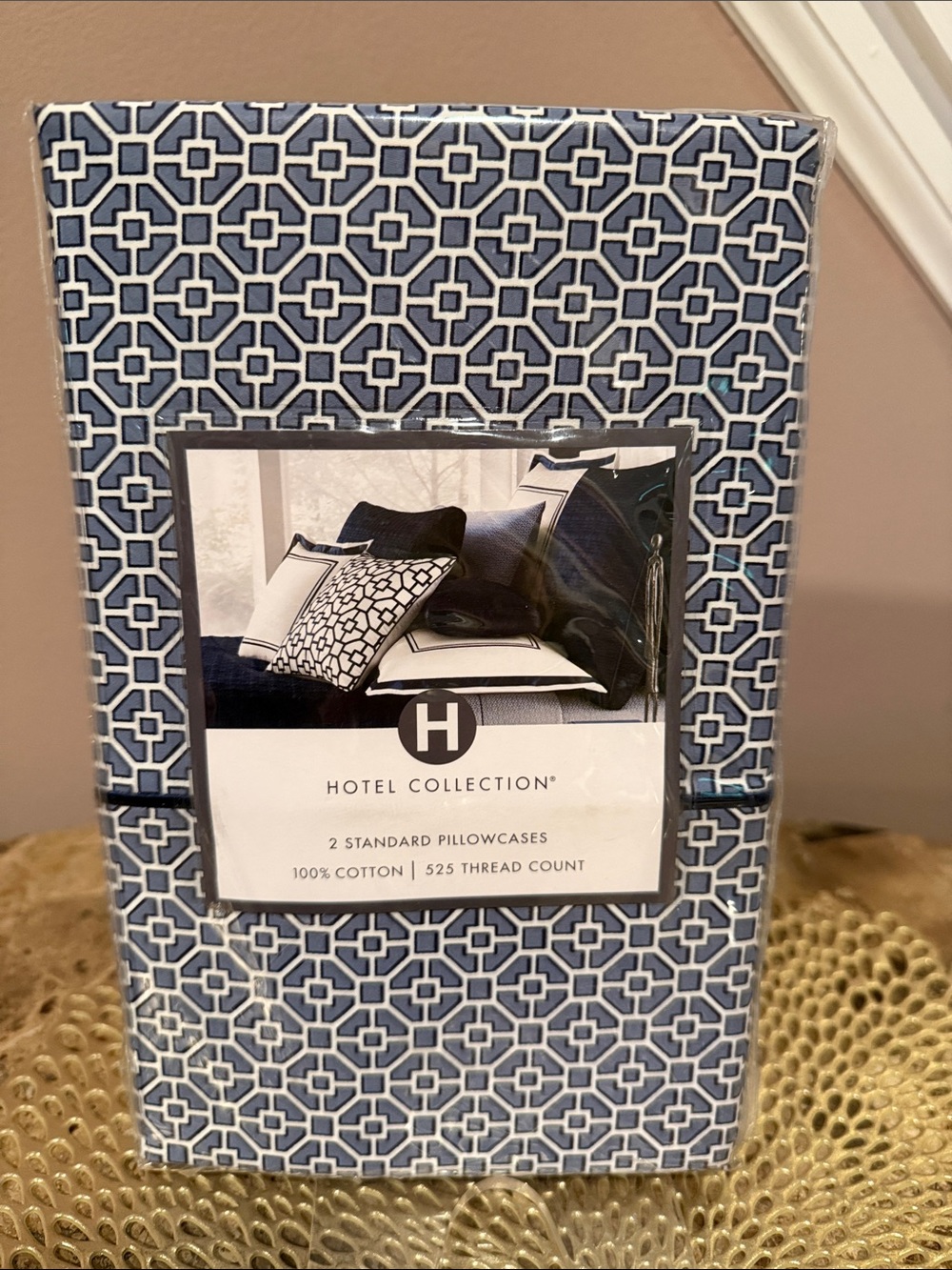 Hotel Collection 525 Thread Count 100% Cotton Standard Pillowcase Pair
